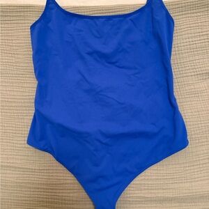 Free People Royal Blue Bodysuit
